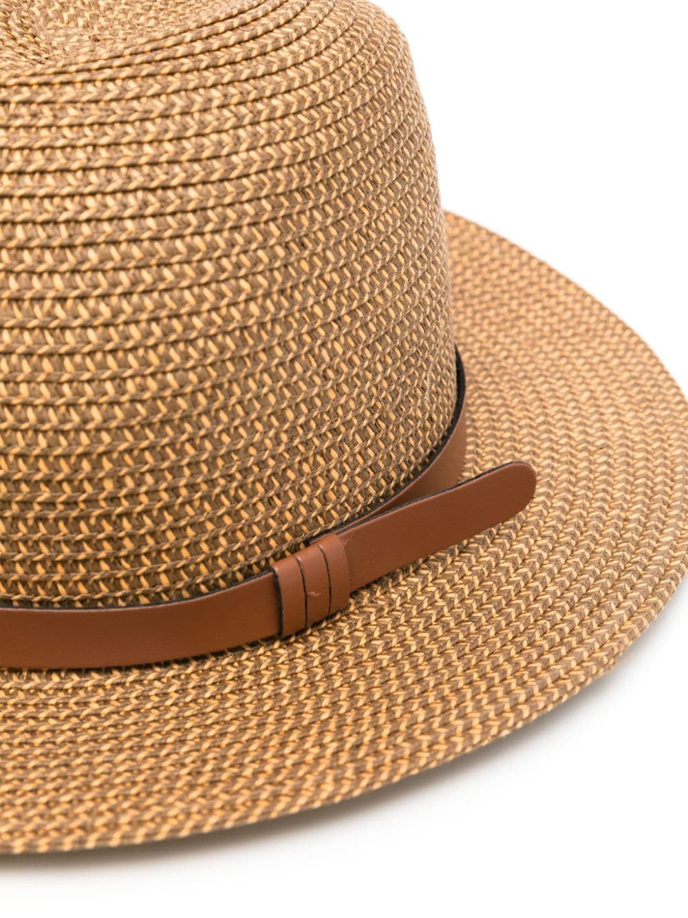 Emporio Armani Hats Leather Brown