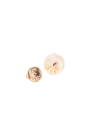 Tory Burch Kira Pearl Earrings With   Pink