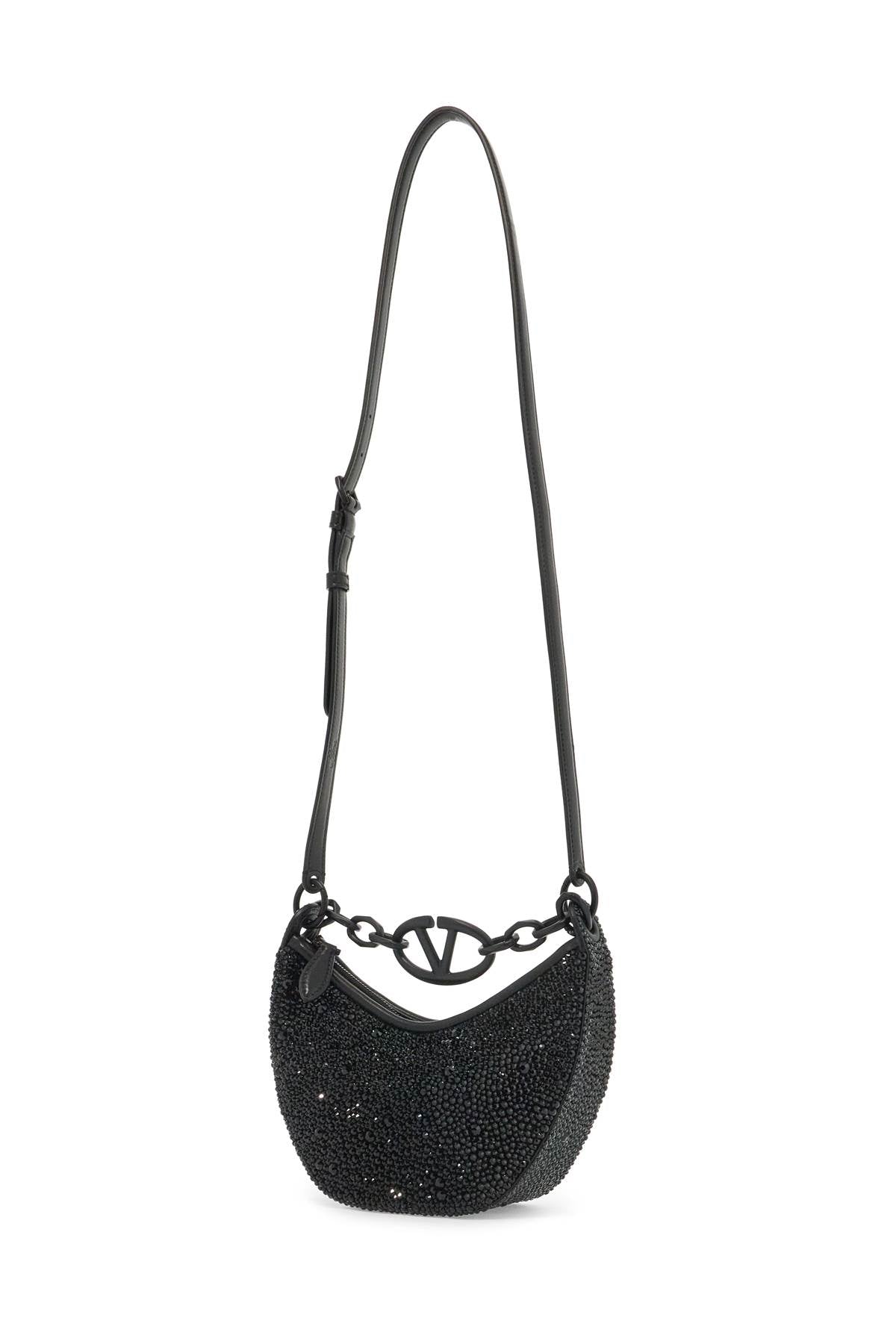 Valentino Garavani mini vlogo moon bag hobo purse with