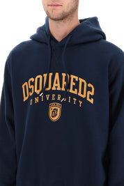 Dsquared2 'University' Cool Fit Hoodie   Blue