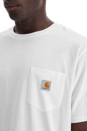 Carhartt Wip T Shirt With Chest Pocket   White