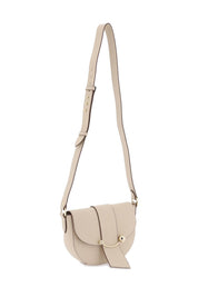 Strathberry Crescent Crossbody Bag   Beige