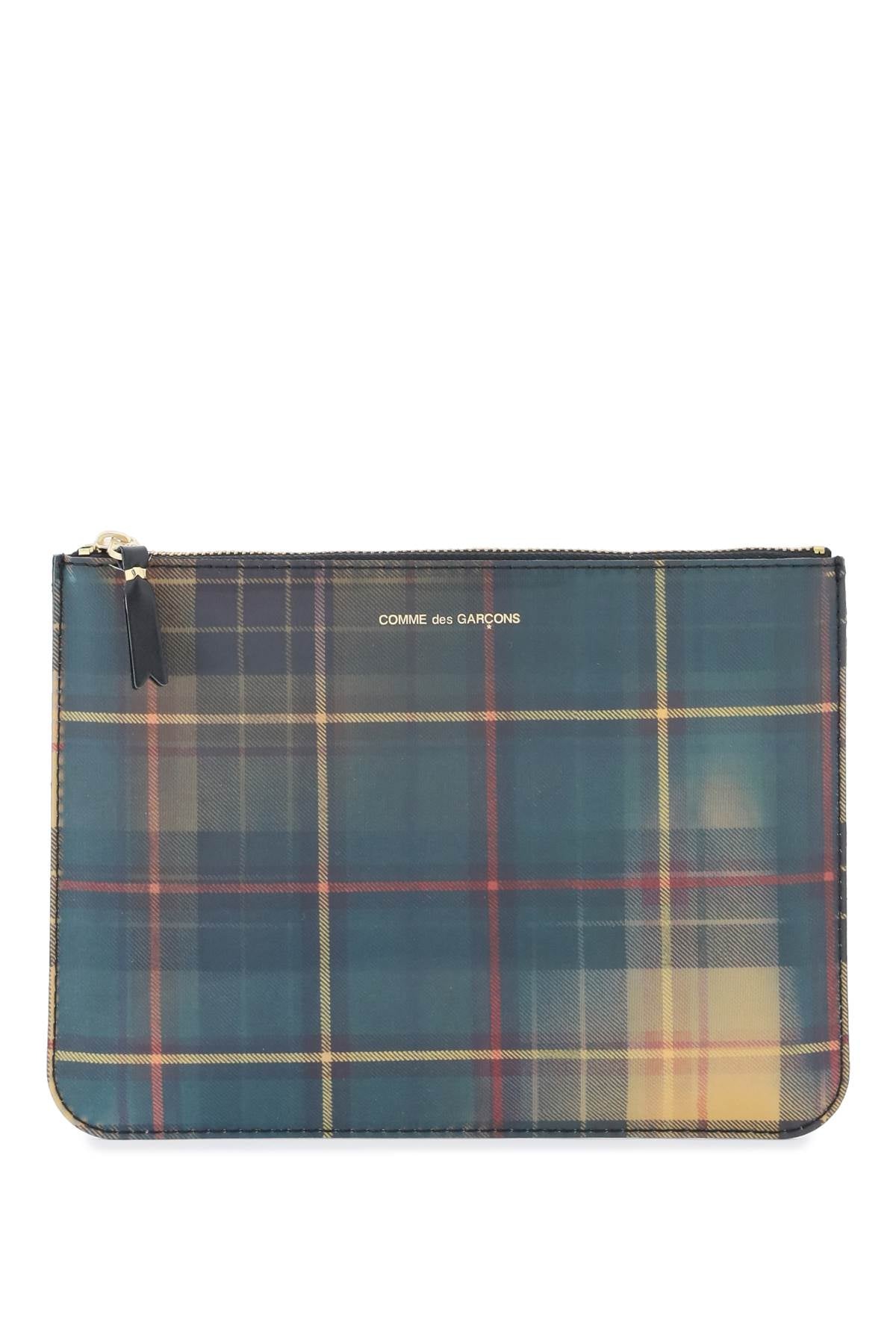 Comme Des Garcons Wallet Lenticular Effect Pouch   Multicolor