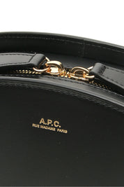 A.P.C. Demi Lune Crossbody Bag   Black