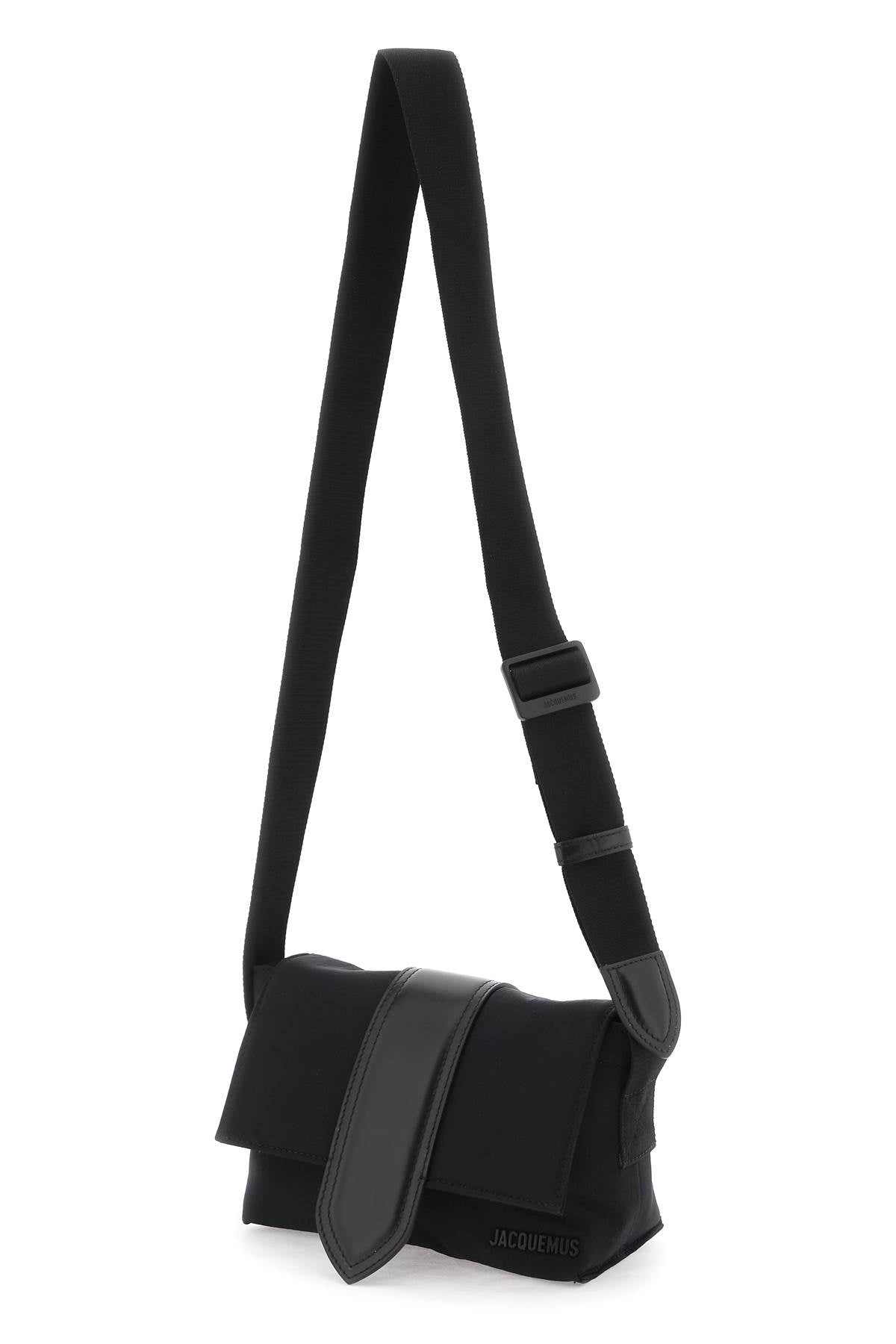 Jacquemus 'Le Petit Messenger Bambino Nylon Shoulder Bag For   Black