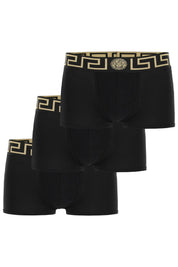 Versace Tri Pack Trunks   Black