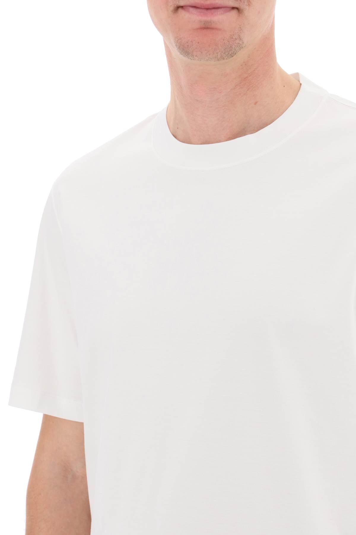 Brunello Cucinelli Crewneck T Shirt   White