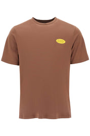 Autry Relaxed Fit Logo Print T Shirt   Brown