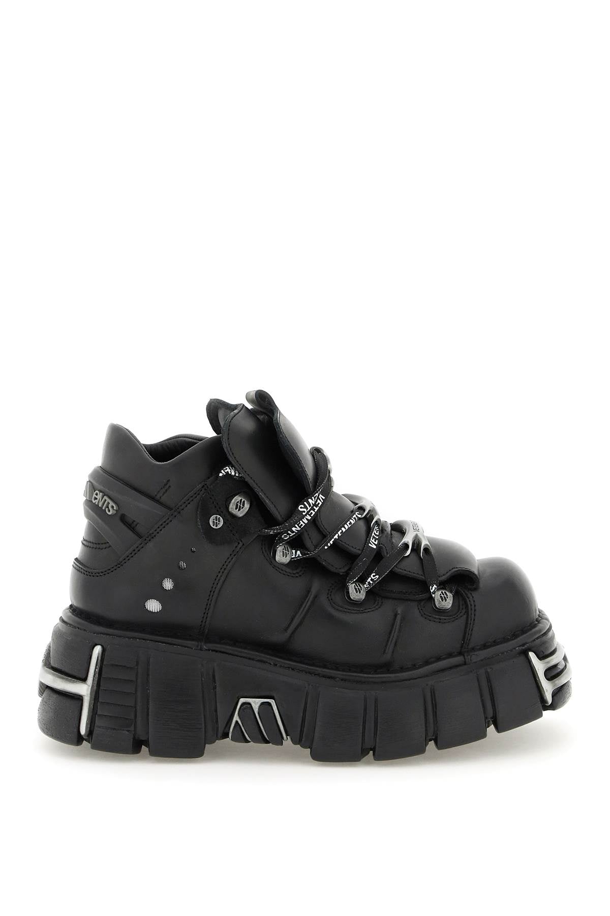 Vetements New Rock Platform Sneakers   Black