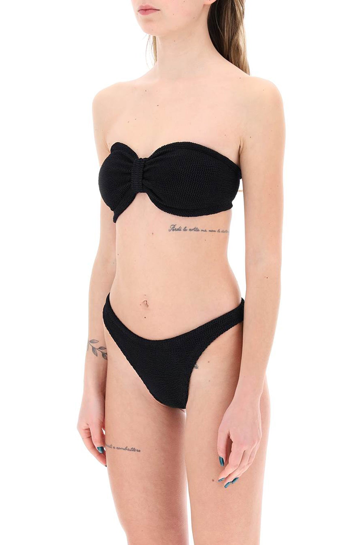 Hunza G. Jean Bikini Set   Black