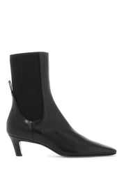 Toteme Mid Heel Boots   Black