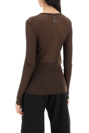 Lemaire Seamless Crewneck Card   Brown