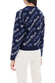 Kenzo Sweater With Logo Pattern   Blue