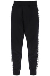 Dsquared2 Dan Joggers With Icon Bands   Black