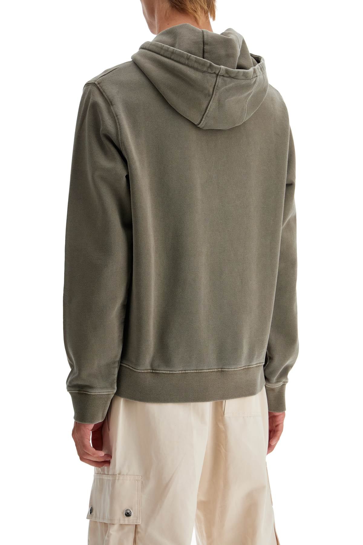 Woolrich Hooded Sweatshirt With Tie D   Khaki