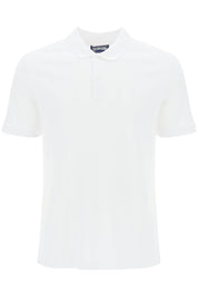 Vilebrequin Regular Fit Cotton Polo Shirt   White