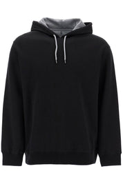 Brunello Cucinelli Lightweight Hoodie With Hood   Black