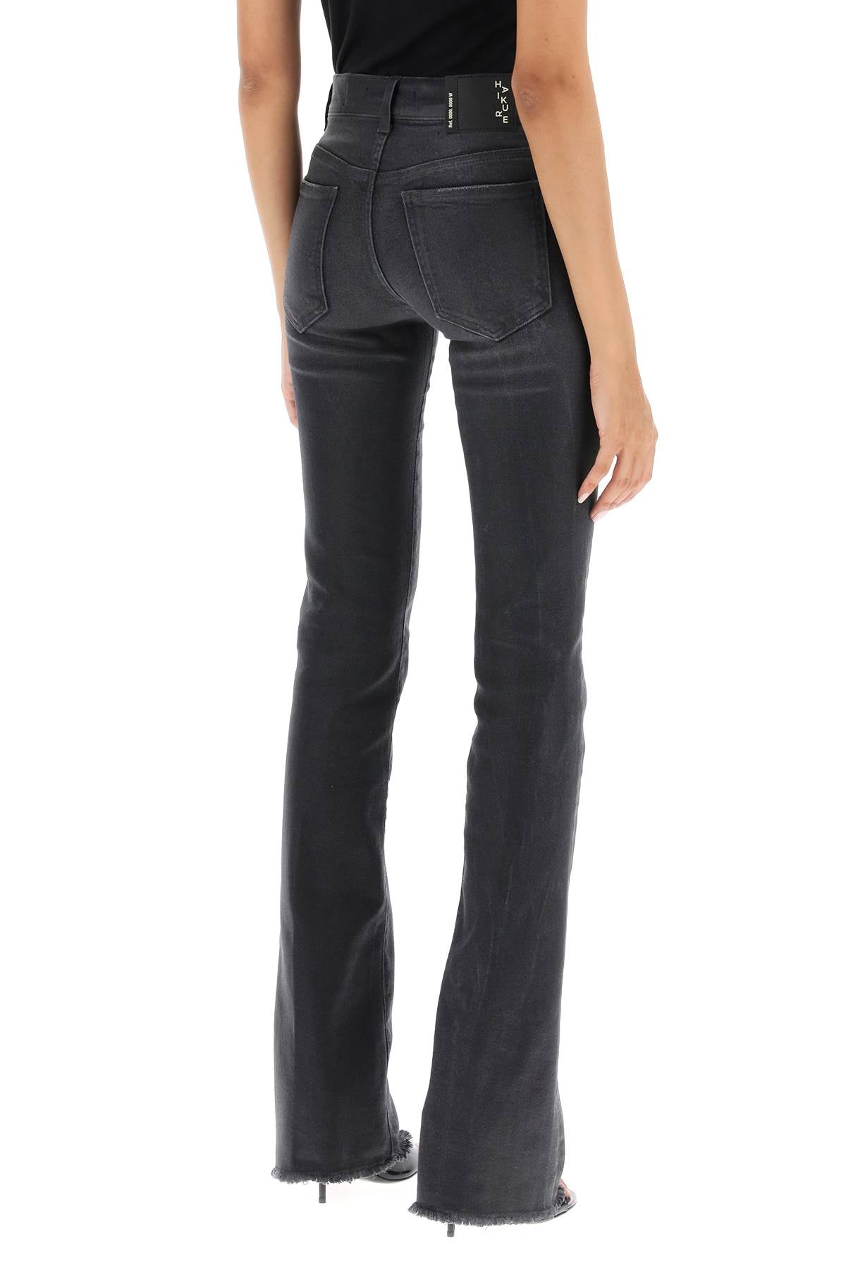 Haikure Formentera Long Bootcut Jeans   Black