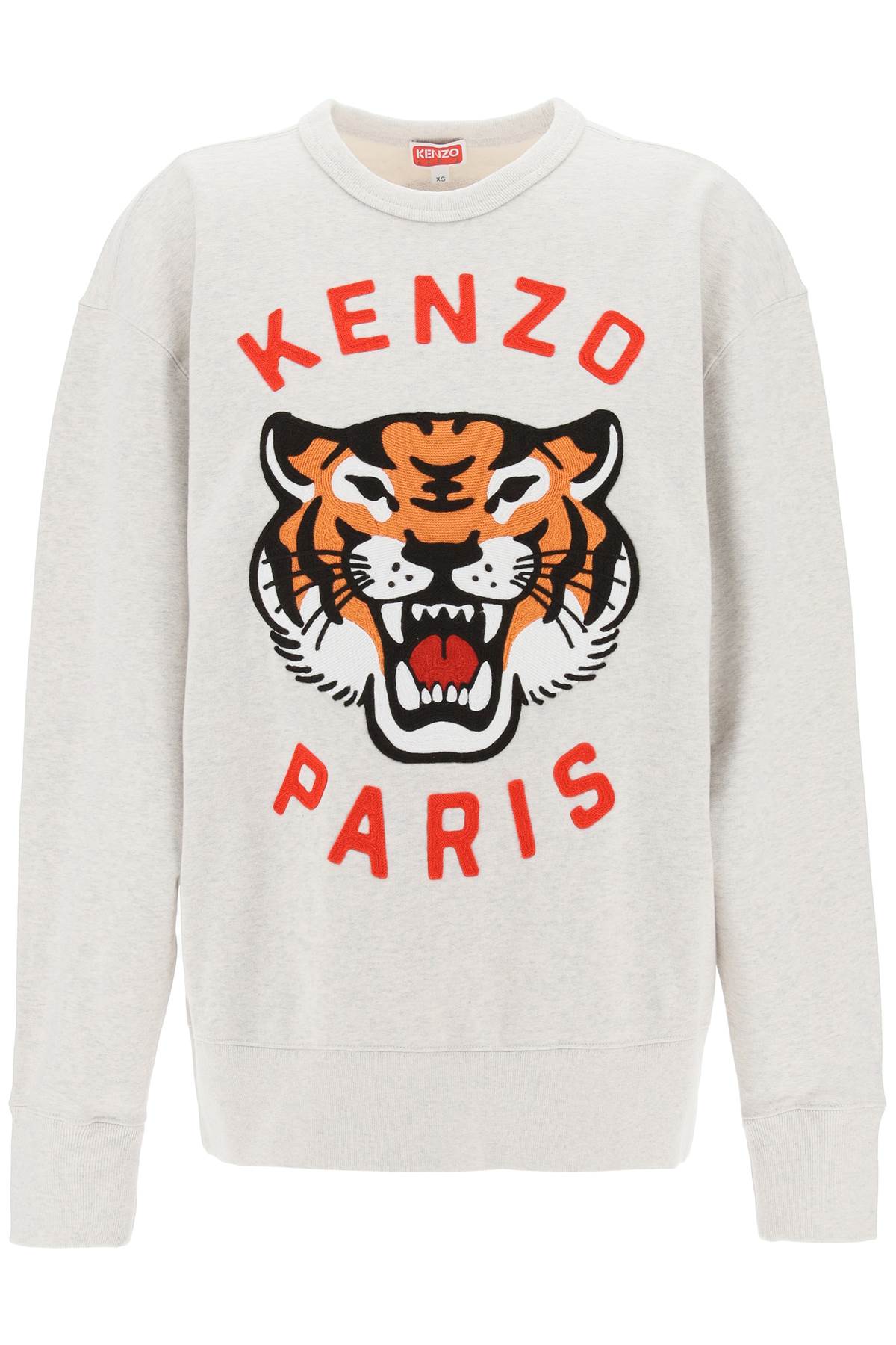 Kenzo 'Lucky Tiger' Oversized Sweatshirt   Grey