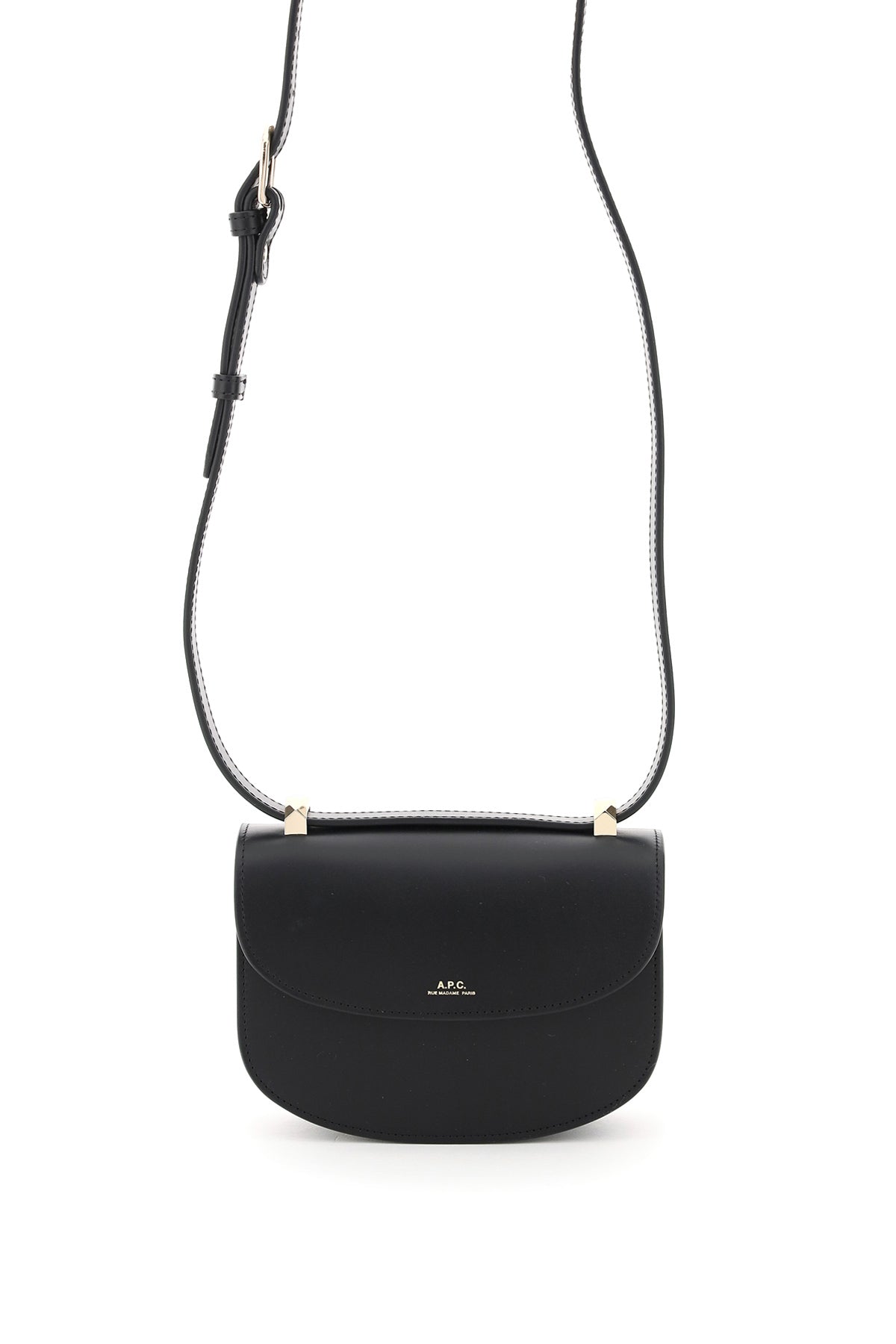 A.P.C. Genève Mini Crossbody Bag   Black