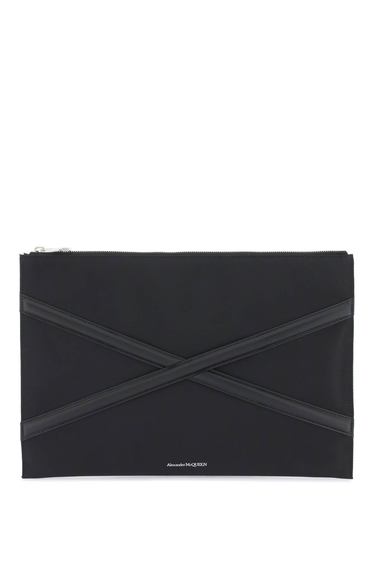 Alexander Mcqueen Harness Pouch   Black