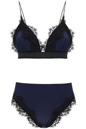 Oséree 'Travaille' High Waisted Bikini Set   Blue