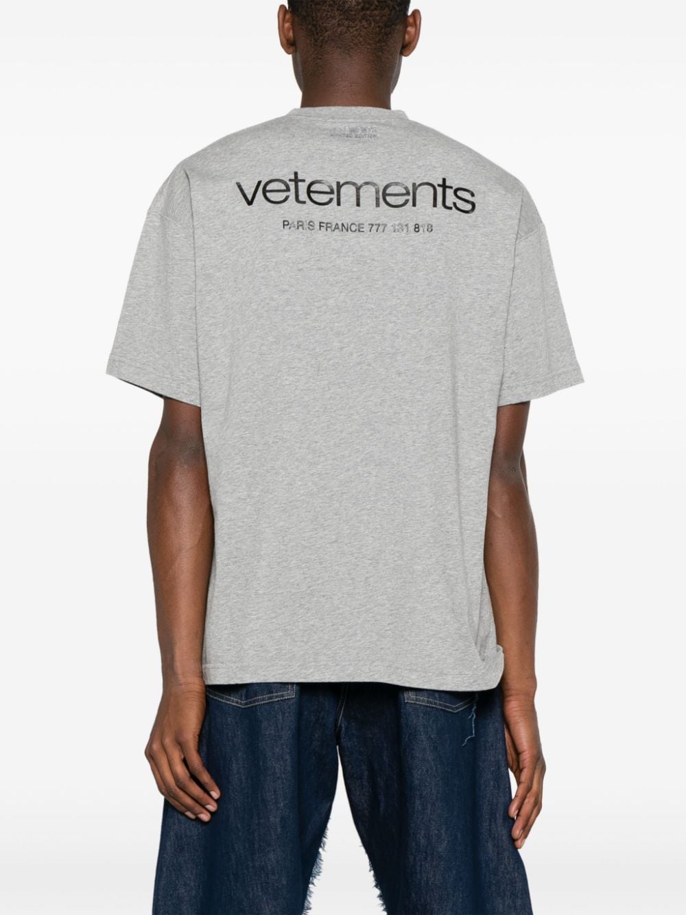 Vetements T Shirts And Polos Grey