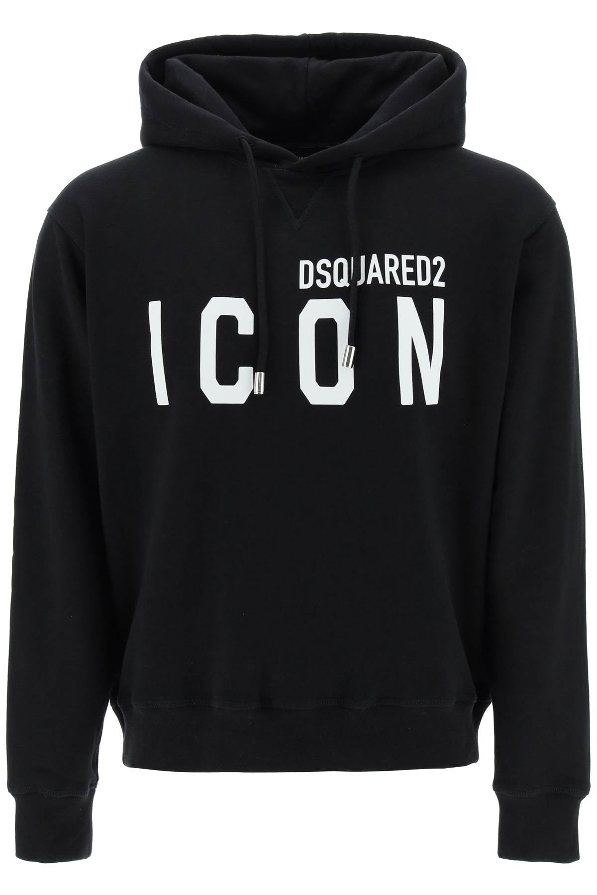 Dsquared2 Icon Hoodie   Black