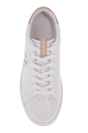 Tory Burch Howell Court Sneakers With Double T   White