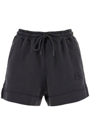 Ganni Sweatshirt Fabric Shorts   Grey