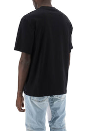 Amiri Crewneck T Shirt With Core Logo   Black