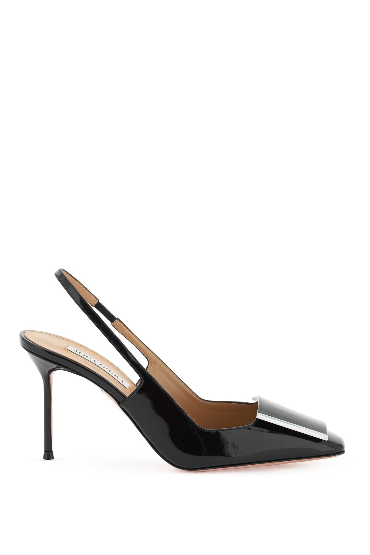 Aquazzura Patent Leather Shibuya Pumps   Black