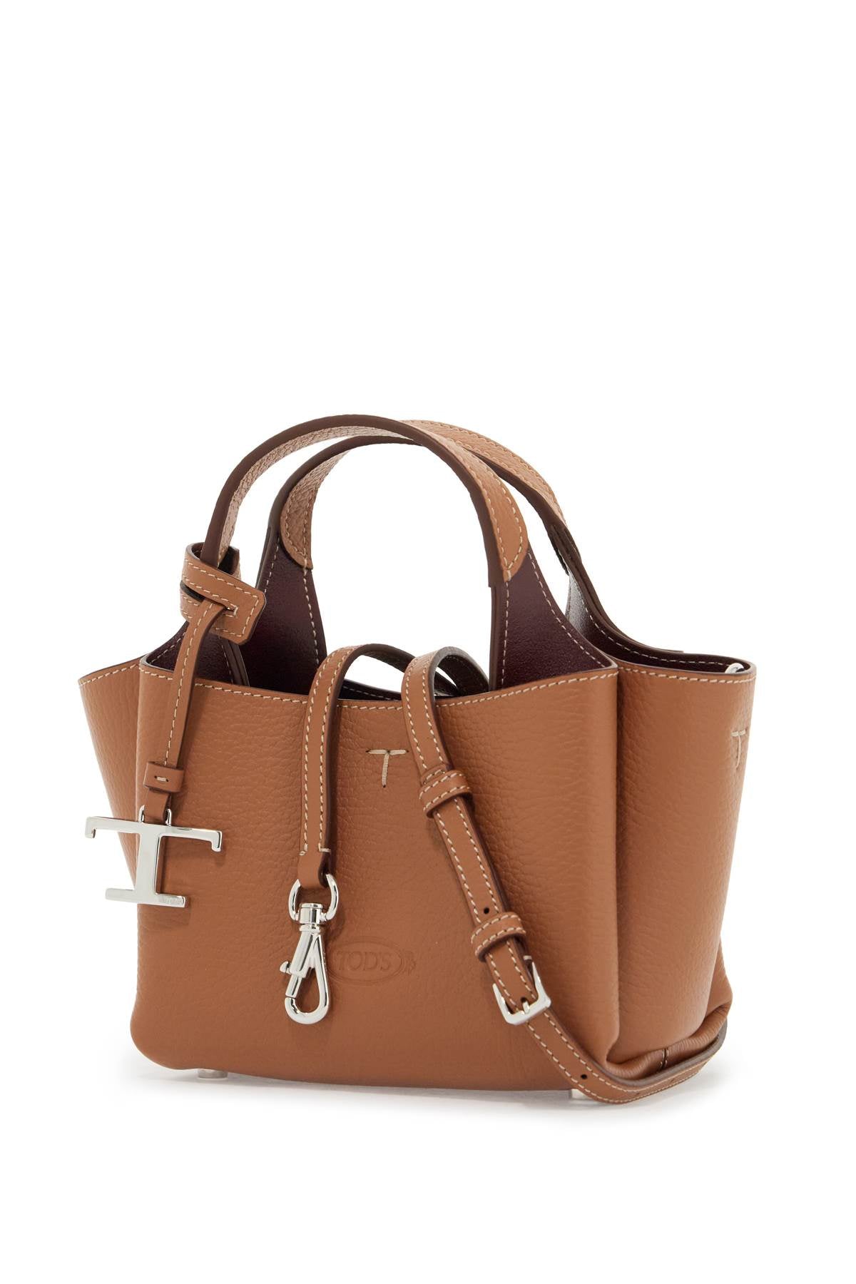 Tod's Micro Leather Handbag   Brown