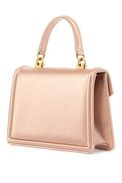 Dolce & Gabbana Satin Small Devotion Bag   Pink