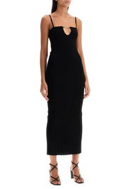 Jacquemus Midi Dress 'The Sierra Bretelles   Black