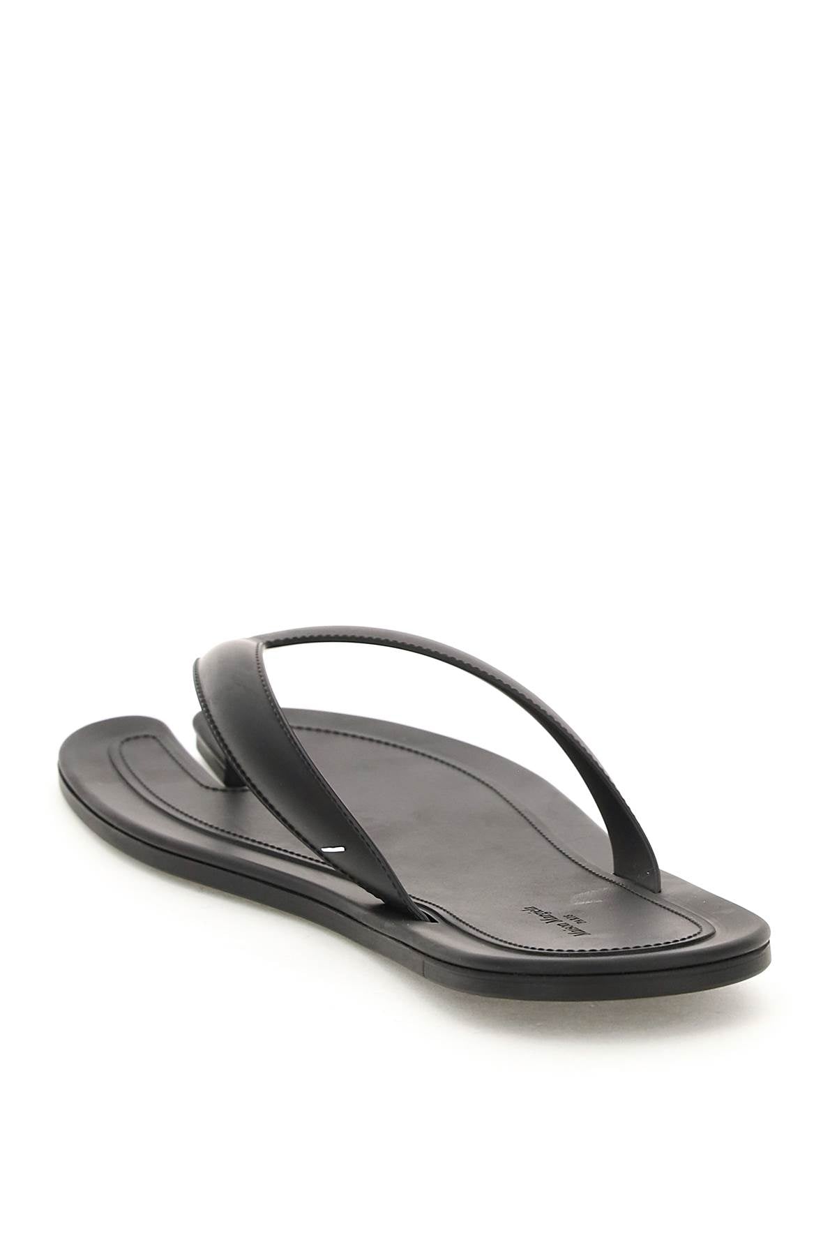 Maison Margiela Rubber Tabi Thong Slides   Black