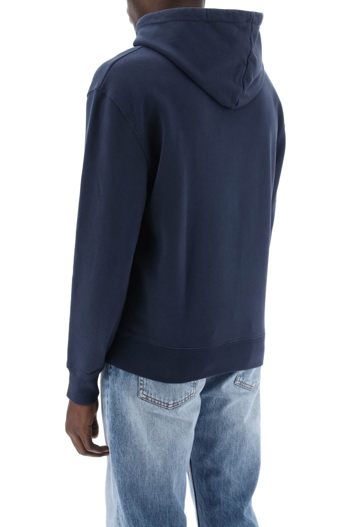 Maison Kitsune Chillax Fox Hooded Sweatshirt   Blue