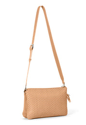 Parise Venetian Woven Leather Crossbody