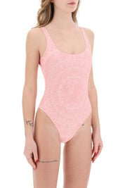 Versace Baroque Full Body Swims   Pink