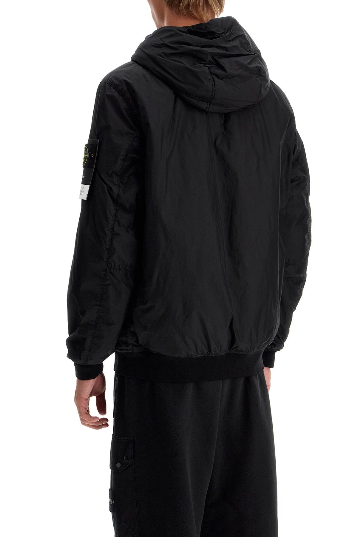 Stone Island Padded Jacket With Prima   Black