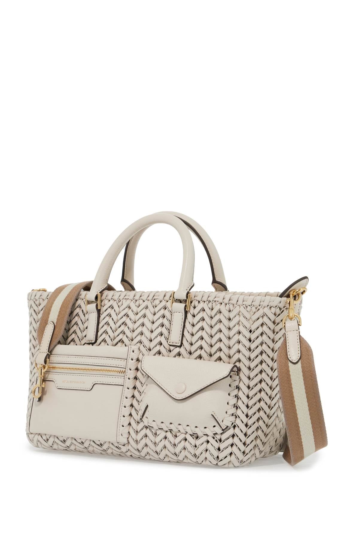 Anya Hindmarch  Sized Neeson Tote Bag   Neutral