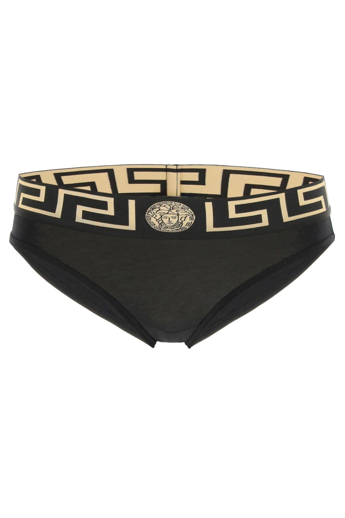 Versace Greca Border Briefs   Black