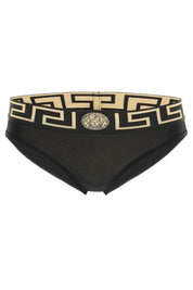 Versace Greca Border Briefs   Black