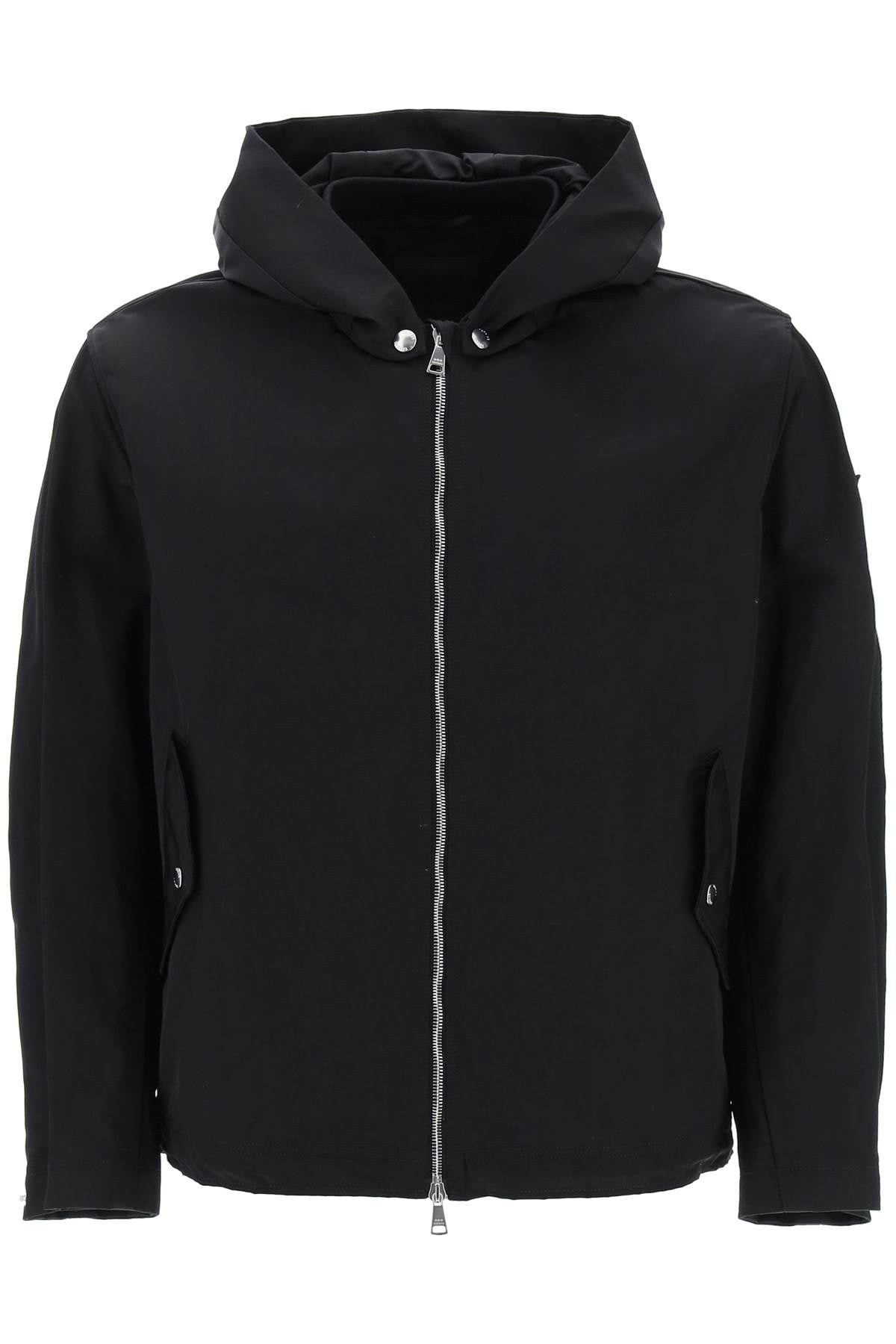 Tatras Hooded Jacket With Removable Hood Necetto   Black