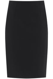 Versace Grain De Poudre Pencil Skirt   Black