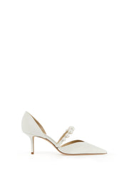 Jimmy Choo Aurelie 65 Pumps With Pearls   White