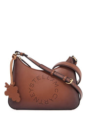 Stella Mc Cartney Shoulder Bag With Logo Branding   Brown