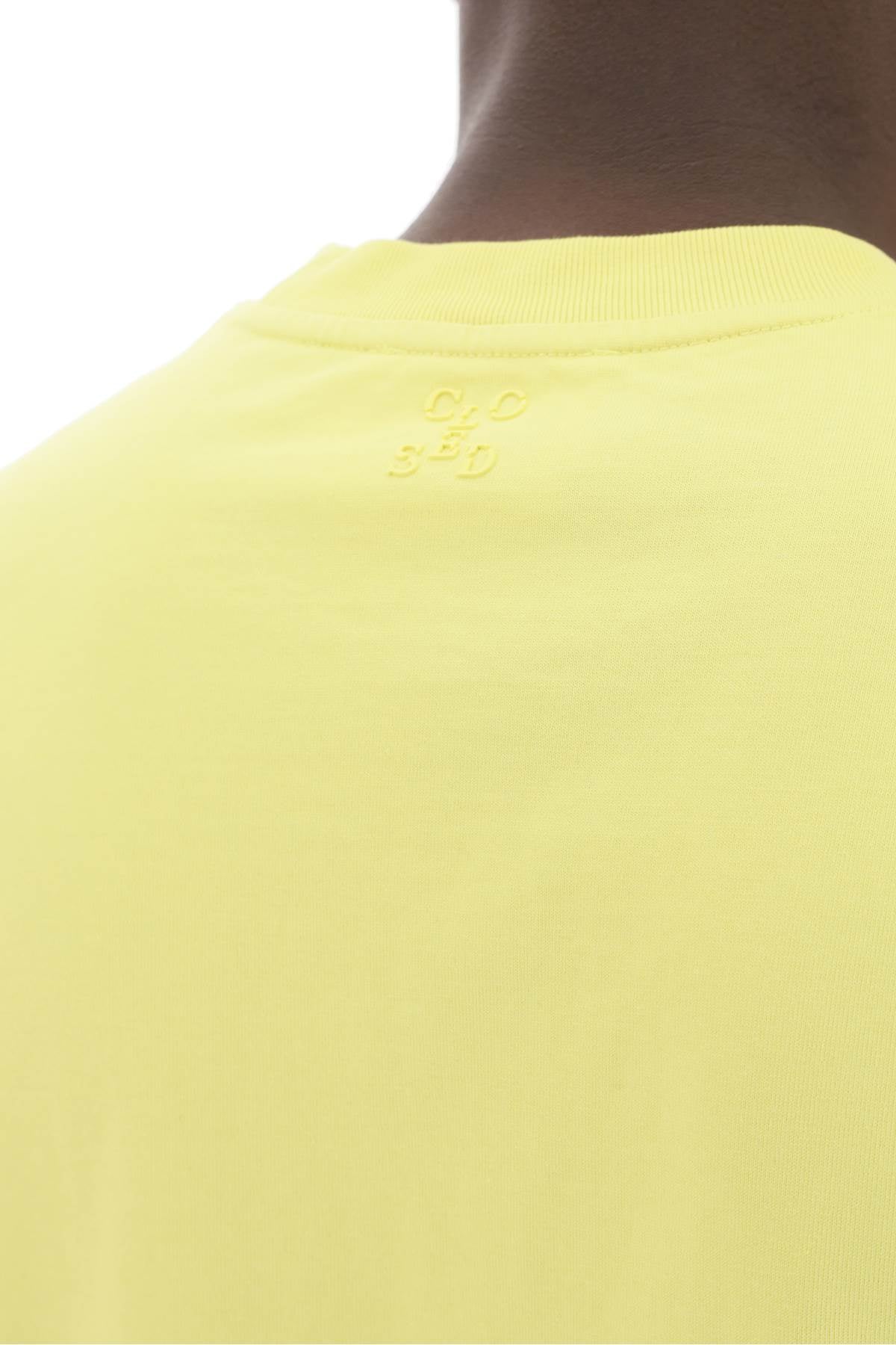 Closed Crew Neck T Shirt   Yellow