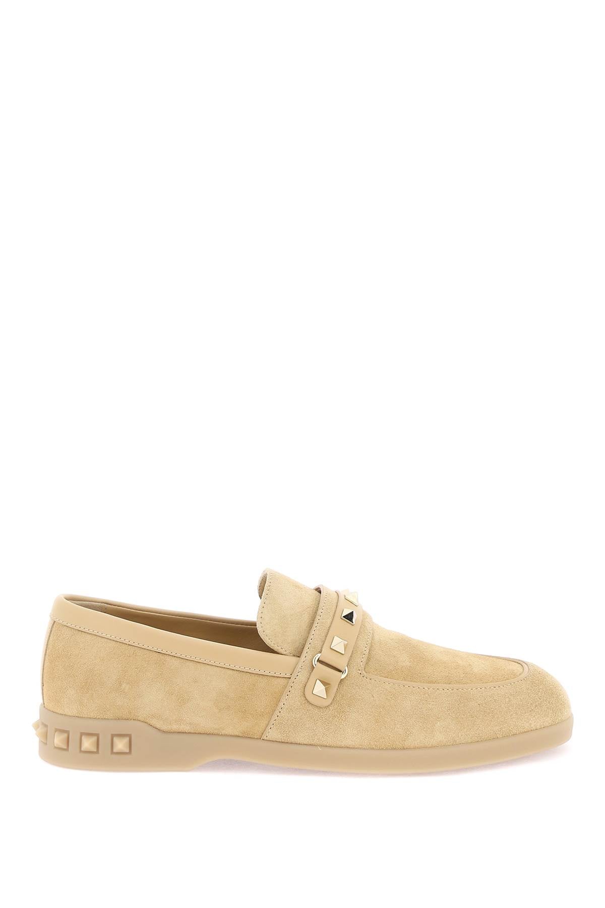 Valentino Garavani "leisure Flows Suede   Beige