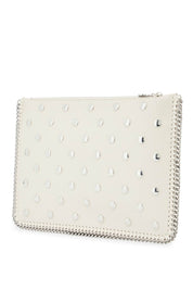 Stella Mc Cartney Falabella Studded Pouch With   Neutral